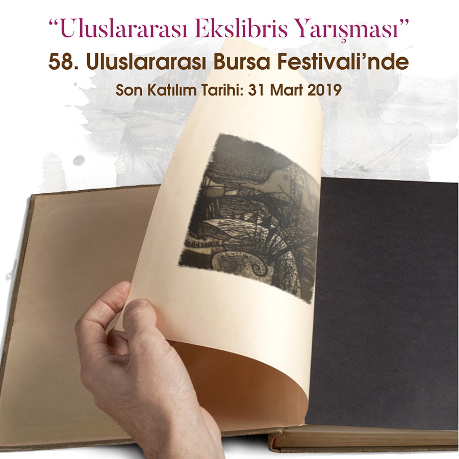 "Bursa Bellek 2019 Bursa’nın Tarihi ve Kültürel İzleri" Uluslararası Ekslibris Yarışması
