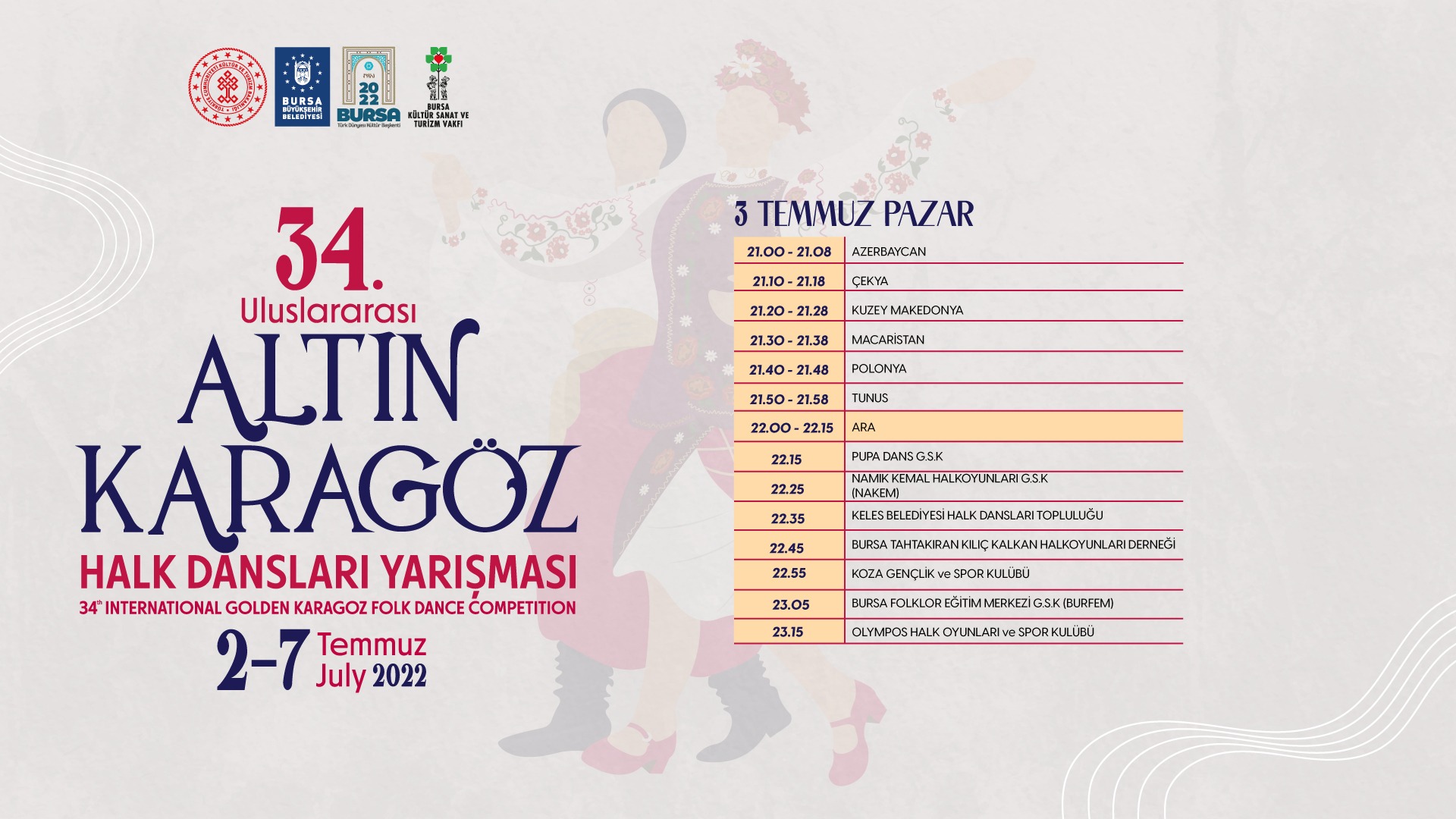 3 Temmuz Pazar
