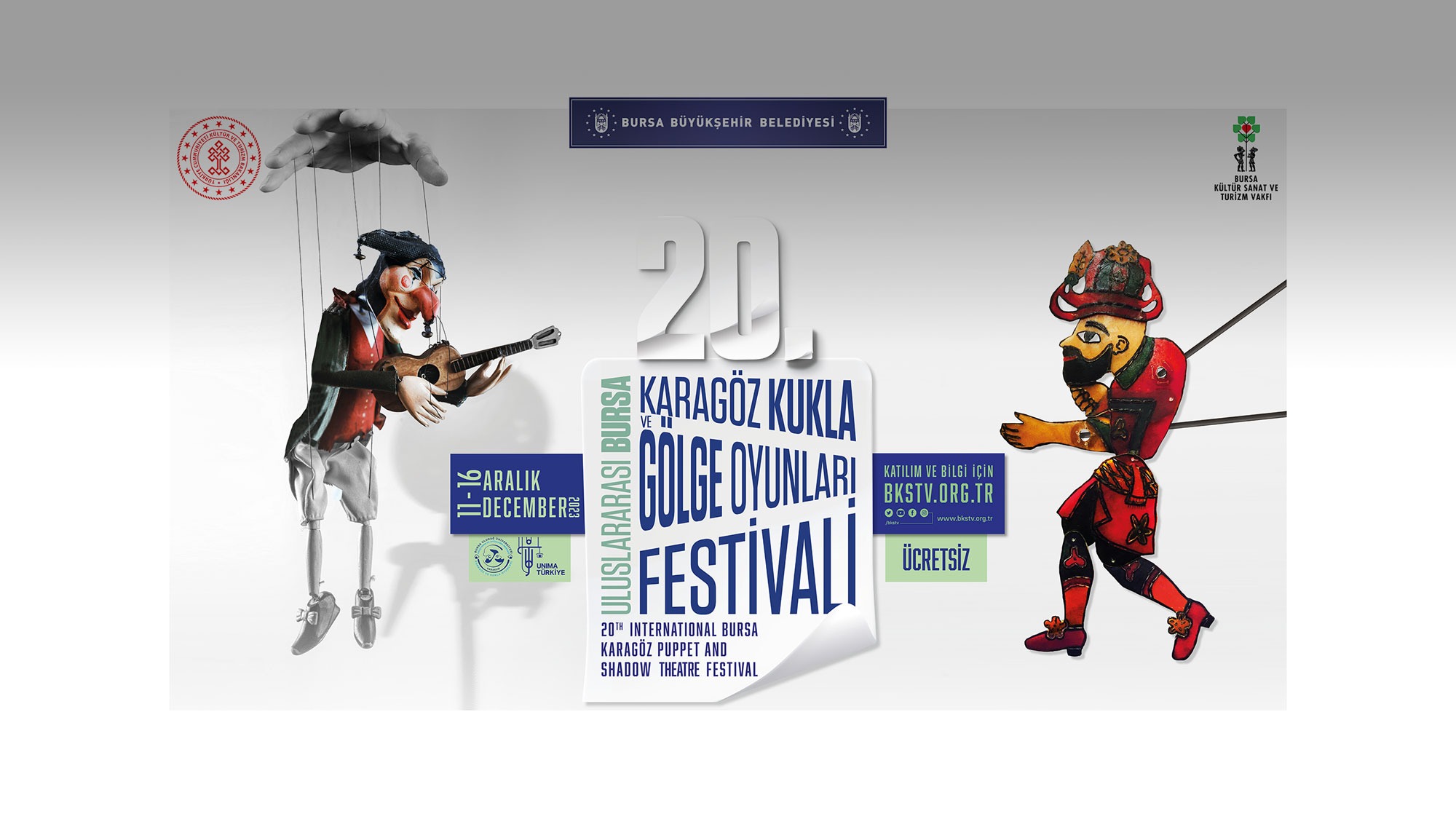 20. Uluslararası Bursa Karagöz Kukla ve Gölge Oyunları Festivali